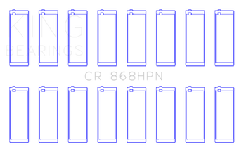 compare product King Engine Bearings Ford Prod V8 4.6L/5.4L (Size 0.026) Performance Rod Bearing Set