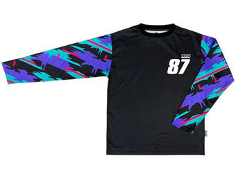 compare product HKS OIL COLOR SLEEVE T-SHIRT/DRY M