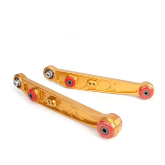 compare product Skunk2 Honda/Acura EG/DC Alpha Series Rear Lower Control Arm Set - Gold
