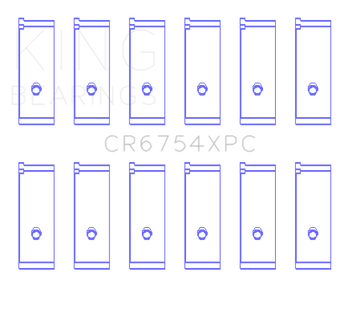 compare product King Engine Bearings Toyota2JZGE/2JZGTE 3.0L pMaxKote Performance Rod Bearing Set - Size +.026mm