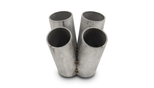 Vibrant 4 into 1 SS Turbo Manifold Merge Collector for T4 Divided Flange (48mm Pipe OD 4.5in tall)