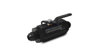 compare product Vibrant -8AN to -8AN Male Shut Off Valve - Black