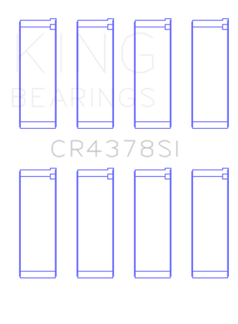 compare product King Engine Bearings Hyundai G4Hc/G4Hg Epsilon/(Size +0.50mm) Connecting Rod Bearing Set