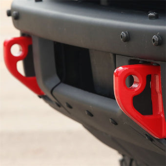 compare product Ford Racing 2021+ Bronco Front Bumper Tow Hooks - Red (Pair)