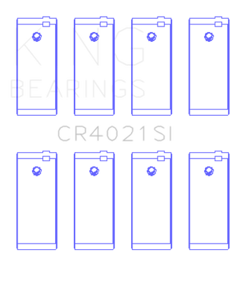 compare product King Engine Bearings Escort 1.9 1987/89 (Size +0.50mm) Connecting Rod Bearing Set