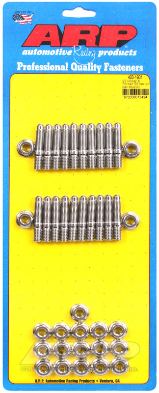 compare product ARP SB Mopar and Pontiac SS Hex Oil Pan Stud Kit