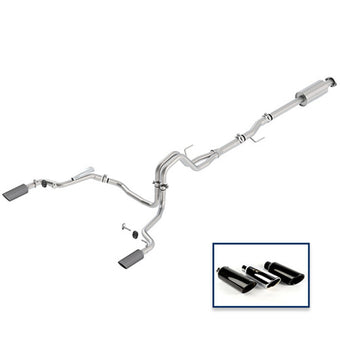 compare product Ford Racing 15-18 F-150 5.0L Cat-Back Extreme Exhaust System Rear Exit w/ Carbon Fiber Tips