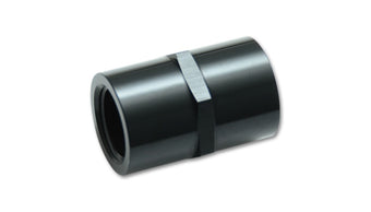compare product Vibrant 1/8in NPT Female Pipe Coupler Fitting - Aluminum