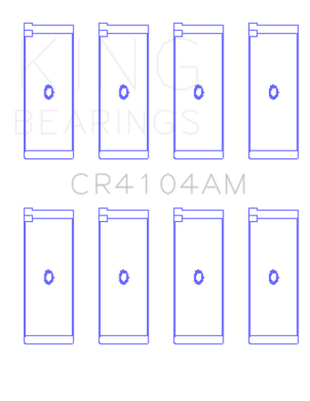 compare product King Engine Bearings Audi Abb/Abm/Adp/Pp/Rn (Size +0.25mm) Connecting Rod Bearing Set