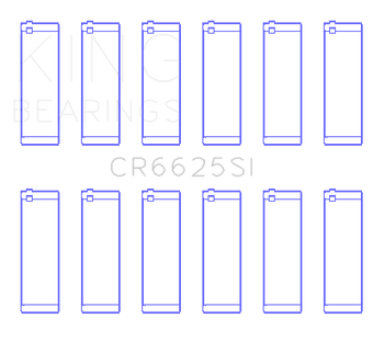 compare product King Engine Bearings Chevrolet 262 (Size +0.50mm) Connecting Rod Bearing Set