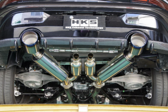 compare product HKS FULL DUAL MUFFLER RZ34 VR30DDTT