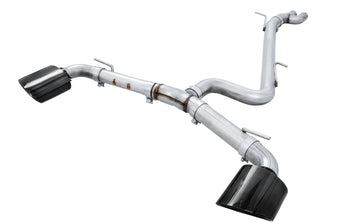 compare product AWE Tuning 17-19 Audi RS3 8V Track Edition Exhaust - Diamond Black Tips RS-Style Tips