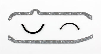 compare product Cometic Chevy Gen1 Small Block V8 .094in Fiber Oil Pan Gskt Kit-Right Side Dipstick-Thick Front Seal