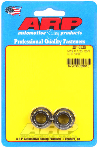 compare product ARP M12 X 1.25 12pt nut kit