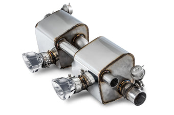 compare product AWE Tuning Porsche 911 (991.2) Carrera / S SwitchPath Exhaust for PSE Cars - Chrome Silver Tips