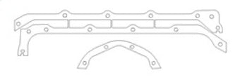 compare product Cometic Pontiac 350/400/428/455 V8 .094in Fiber Oil Pan Gasket Kit