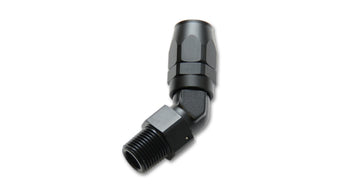 compare product Vibrant -10AN Male NPT 45Degree Hose End Fitting - 1/2 NPT