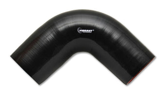 compare product Vibrant 4 Ply Reinforced Silicone Elbow Connector - 4.5in I.D. - 90 deg. Elbow (BLACK)