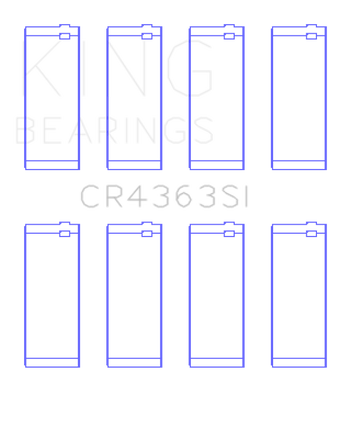 compare product King Engine Bearings GM 134 DOHC Ecotec 2.2L Connecting Rod Bearings - (Set of 4)