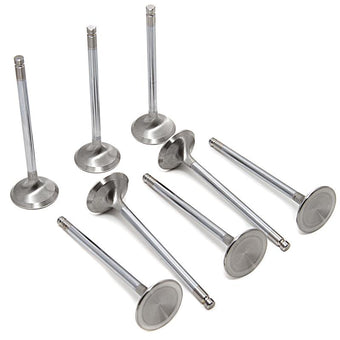 compare product GSC P-D Toyota 2JZ-GTE Chrome Polished Super Alloy Exhaust Valve - 29mm Head (STD) - SET 12