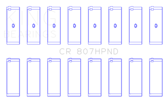 compare product King Engine Bearings Chevy LS1 / LS6 (Size 010X) Performance Rod Bearing Set