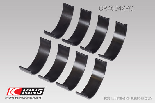 King Engine Bearings Ford 2.3L Duratec Mazda L3-VDT MZR Turbo (Size 0.26) Connecting Rod Bearing Set