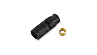 compare product Vibrant -6AN Female to 3/8in Tube Adapter Fitting (w/ Brass Olive Insert)