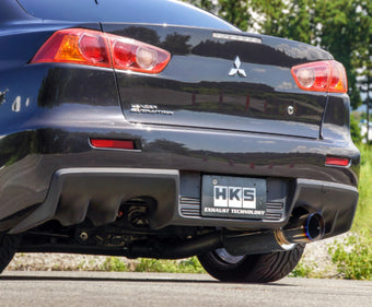 compare product HKS RACING MUFFLER LANCER EVO-X USA