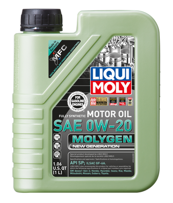 compare product LIQUI MOLY 1L Molygen New Generation Motor Oil SAE 0W20