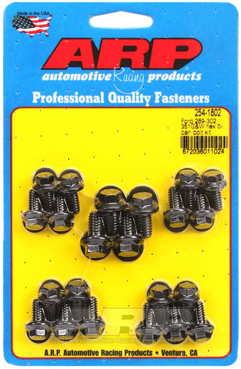 compare product ARP Ford 289-302 / 351 C&W Hex Oil Pan Bolt Kit