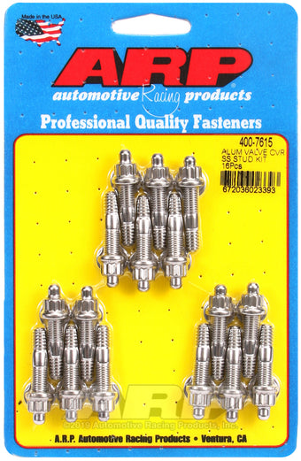 compare product ARP Cast Alum Covers SS 12pt Valve Cover Stud Kit 16pc