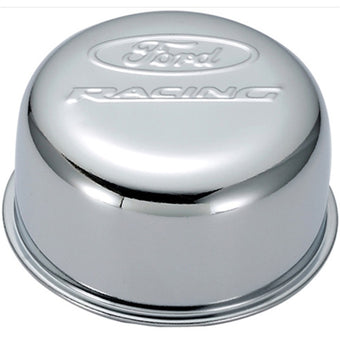 compare product Ford Racing Chrome Breather Cap w/ Ford Racing Logo - Twist Type