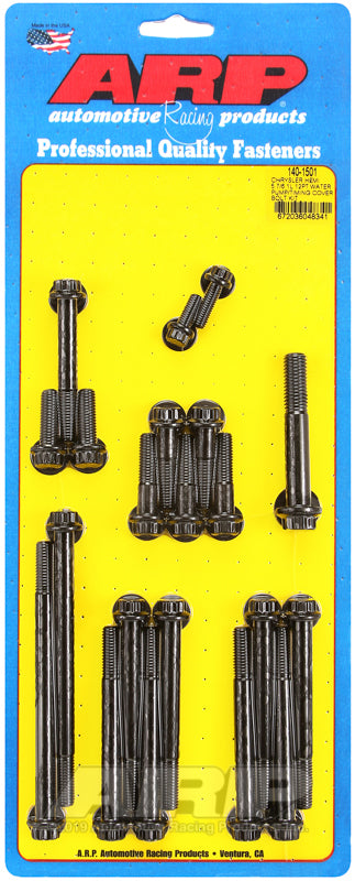 compare product ARP Chrysler Hemi 5.7/6.1L 12pt Water Pump/Timing Cover Bolt Kit