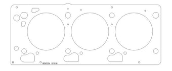 compare product Cometic Chrysler EGF/EGG/EGJ/EGK/EGQ/EGS SOHC V6 .075in MLS Cylinder Head Gasket - 96.5mm Bore - RHS