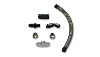 compare product Vibrant Univ Oil Drain Kit incl 12in Teflon lined S.S. hose Fitting