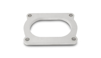 compare product Vibrant T304 SS 4 Bolt Flange for 3.5in O.D. Oval tubing