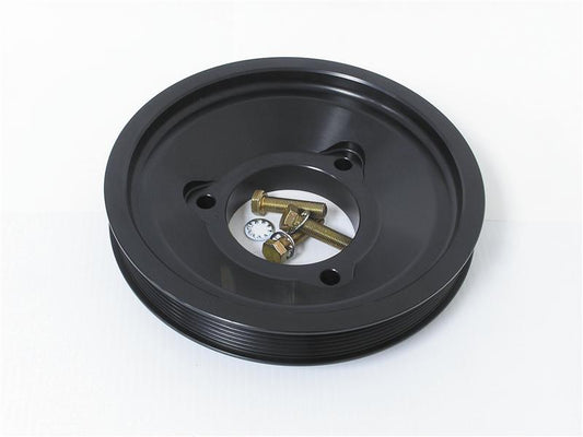 Fluidampr Ford 6.0L Powerstroke 8in Duel Belt 5 and 7 Rib Pulley For Alternator