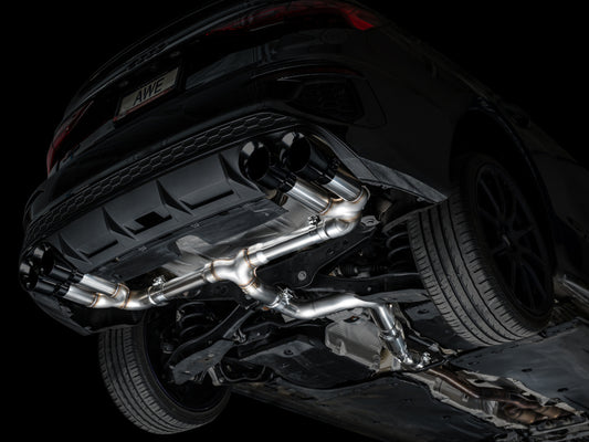 AWE Tuning 22-24 Audi 8Y S3 Track Edition Exhaust - Diamond Black Tips
