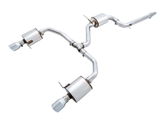 compare product AWE Tuning 18-21 Volkswagen Jetta GLI Mk7 Touring Exhaust - Chrome Silver Tips (Fits High-Flow DP)