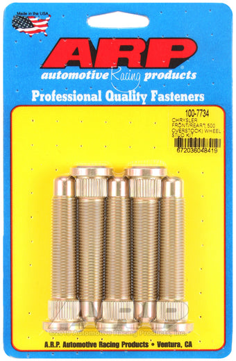 compare product ARP Chrysler Front/Rear M14 .500in Over Stock Length Wheel Stud Kit