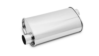 compare product Vibrant StreetPower Oval Muffler 5in x 9in x 15in - 2.25in inlet/outlet (Offset-Offset Same Side)