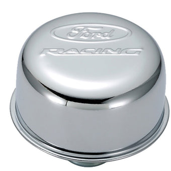 compare product Ford Racing Logo Push-In Type Air Breather Cap - Chrome