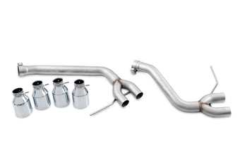 compare product AWE Tuning Porsche Macan Track Edition Exhaust System - Chrome Silver 102mm Tips