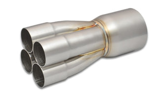 compare product Vibrant 4-1 SS Merge Collectors (1-3/4in Inlet Slipover ID 3in Merge Outlet OD) - Sold Individually