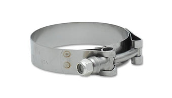 compare product Vibrant SS T-Bolt Clamps Pack of 2 Size Range: 4.75in to 5.10in O.D. For use with 4.5in I.D. coup