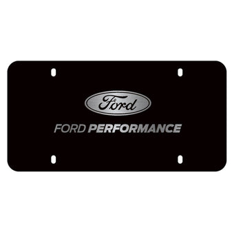 compare product Ford Racing Black Stainless Steel Marque Plate
