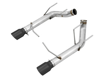 compare product AWE Tuning S197 Mustang GT Axle-Back Exhaust - Track Edition (Diamond Black Tips)