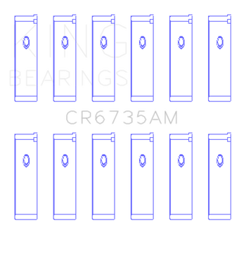 compare product King Engine Bearings Mitsubishi 6G74 3000GT/Dodge Stealth (Size 0.75) Performance Rod Bearing Set