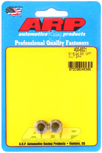 compare product ARP 5/16 x 24 SS 12pt Nut Kit