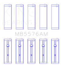 King Engine Bearings Ford J4B/J4C (Size +0.25mm) Main Bearing Set